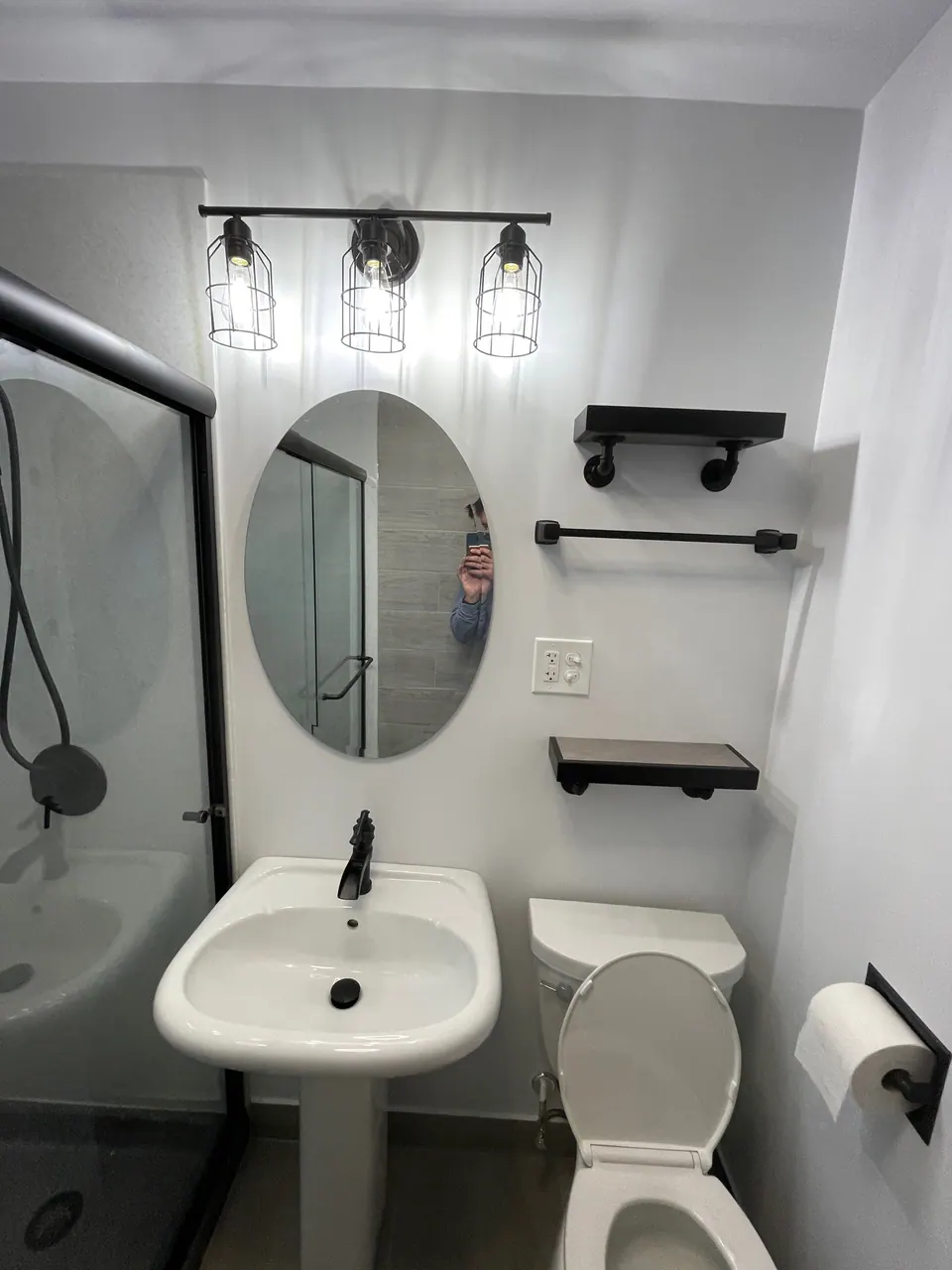 Finished full bathroom remodel, an Excel install in Chicagoland's south suburbs