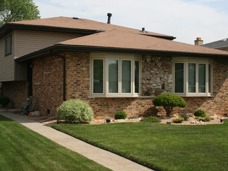 Replacement windows on a south-suburb home, Chicagoland